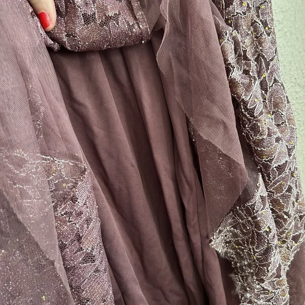 Candalite Maxi Sweetheart Dress 3x Mobwife lace Romantic Whimsigoth fairy - Picture 10 of 16